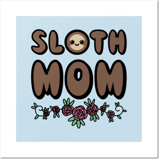 Sloth Mom Posters and Art